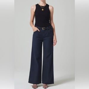 Citizens Of Humanity Paloma Utility Pants Women Sz 27 In Washed Marine 2050-576